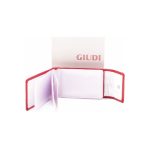 Giudi kártyatartó, piros, lakkbőr, pántos 6421-GVL-05
