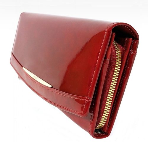 Giudi pénztárca, piros, lakkbőr 7183-GVL-05