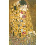 Klimt: A csók - UV szűrős - automata hosszúnyelű esernyő / napernyő - von Lilienfeld