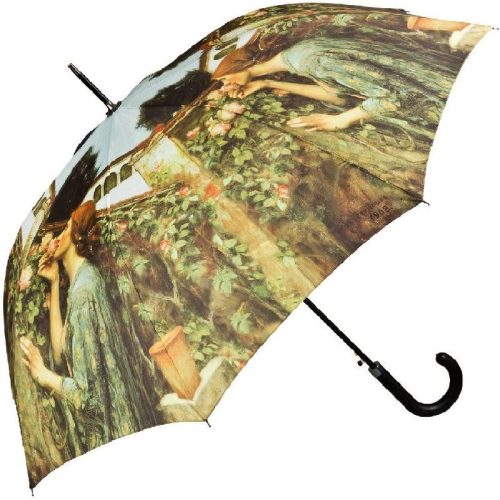 John W. Waterhouse: My sweet rose - UV szűrős - automata hosszúnyelű esernyő / napernyő - von Lilienfeld