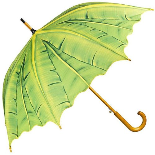 Pálmalevelek - UV szűrős - automata hosszúnyelű esernyő / napernyő - von Lilienfeld