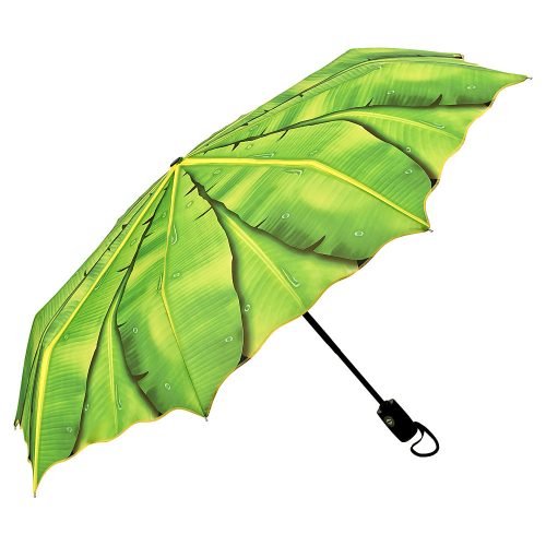 Banánlevelek - UV szűrős - automata összecsukható esernyő / napernyő - von Lilienfeld