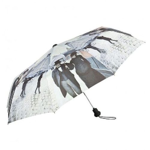 Caillebotte: Párizsi utca, esős nap - UV szűrős - automata összecsukható esernyő / napernyő - von Lilienfeld