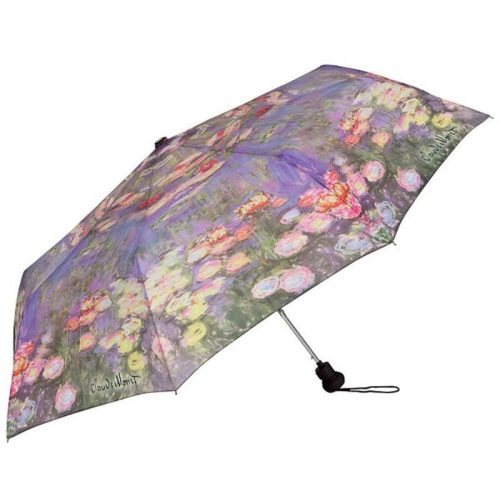 Monet: Vizililiomok - UV szűrős - automata összecsukható esernyő / napernyő - von Lilienfeld