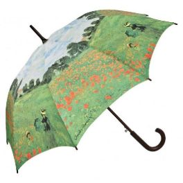   Monet: Pipacsvirágzás - UV szűrős - automata hosszúnyelű esernyő / napernyő - von Lilienfeld