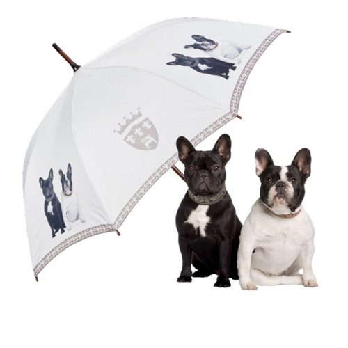 Francia Bulldog - UV szűrős - automata hosszúnyelű esernyő / napernyő - von Lilienfeld