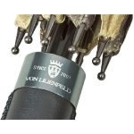 Páva - kétrétegű - UV szűrős - automata hosszúnyelű esernyő / napernyő - von Lilienfeld