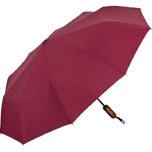 Clark  - UV szűrős - bordó, viharálló, teflon bevonatú, automata összecsukható esernyő / napernyő - von Lilienfeld
