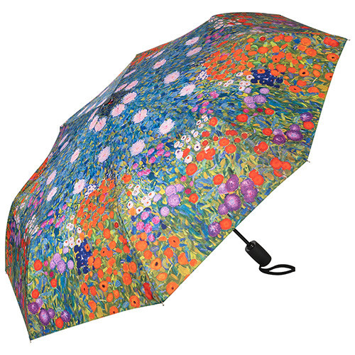 Klimt: Falusi kert - UV szűrős - automata összecsukható esernyő / napernyő - von Lilienfeld