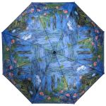 Monet: Vizililiomok kék - UV szűrős - automata összecsukható esernyő / napernyő - von Lilienfeld