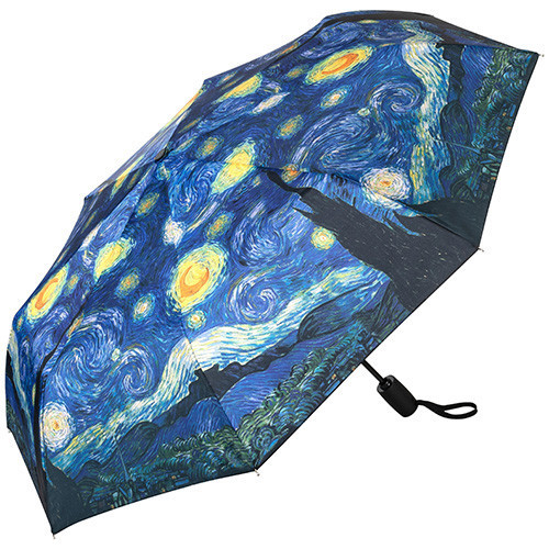 Van Gogh: Csillagos éj - UV szűrős - automata összecsukható esernyő / napernyő - von Lilienfeld