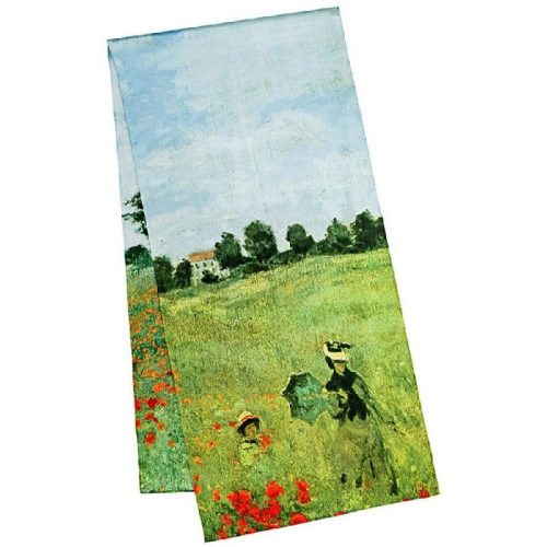 Monet: Pipacsvirágzás - Selyemsál 100% - von Lilienfeld - Selyemsál 100% - von Lilienfeld