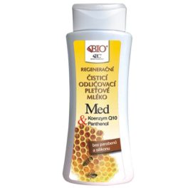   Bio Bione - Méz + Q10 - Regeneráló arctisztító és sminkeltávolító tej 255 ml