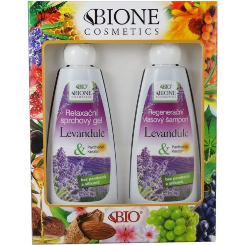 Bio Bione - Levendula ajándékcsomag (Sampon 260 ml +Tusfürdő 260 ml)