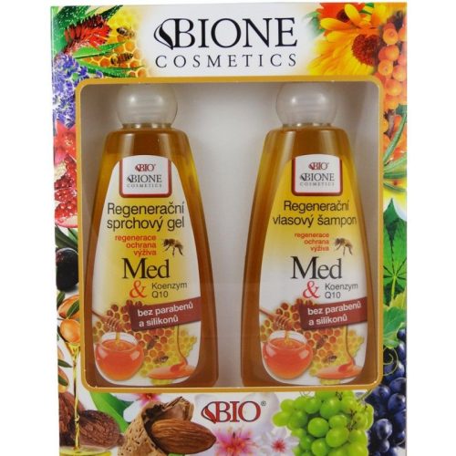 Bio Bione - Méz + Q10 ajándékcsomag (Sampon 260 ml +Tusfürdő 260 ml)