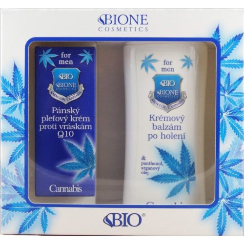 Bio Bione - Férfi kozmetikai ajándékcsomag (Borotválkozás utáni krémbalzsam 200 m + Ránctalanító  Q10 krém - 40 ml)
