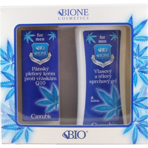 Bio Bione - Férfi kozmetikai ajándékcsomag (Sampon és tusfürdő egyben Férfiaknak 200 ml + Ránctalanító Q10 krém 40 ml)