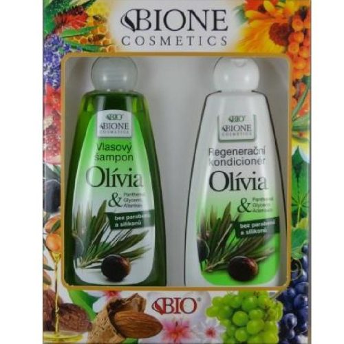 Bio Bione - Oliva ajándékcsomag (Sampon 260 ml + Hajkondícioáló 260 ml)