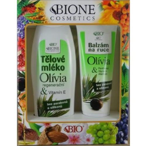 Bio Bione - Oliva ajándékcsomag (Testápoló 500 ml + Kézápoló balzsam 200 ml)