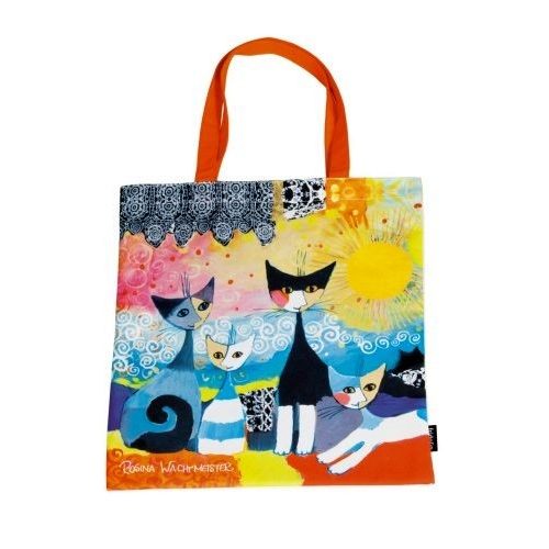 Textil bevásárlótáska 38x40cm, polyester, Rosina Wachtmeister : Merletto Sole