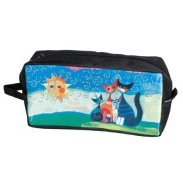   Kozmetikai táska 25x12x8cm, polyester, Rosina Wachtmeister: Momenti di Felicita