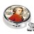 Gyógyszeres fémdoboz 3 fakkos 6x2,1cm, Mozart