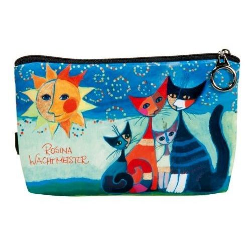Kozmetikai táska 19x2,5x13cm, polyester, Rosina Wachtmeister: Moment di Felicita