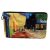 Kozmetikai táska 19x2,5x13cm, polyester, Van Gogh: Kávéház éjjel