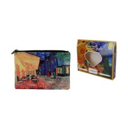 Műbőr neszesszer 22x16,5x1cm, Van Gogh: Kávéház éjjel