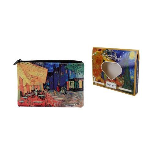 Műbőr neszesszer 22x16,5x1cm, Van Gogh: Kávéház éjjel