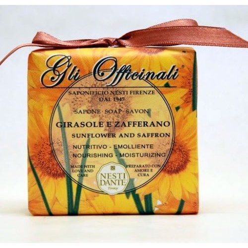 Gli Officinali, sunflower and saffron szappan 200g