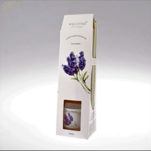 Illatosító olaj rattanpálcikával, 30ml, lavender