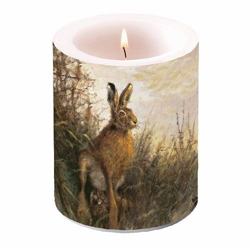 Portrait of Hare átvilágítós gyertya 12x10cm