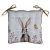 Székpárna 40x40cm, 100% pamut, Rustic Easter Bunny